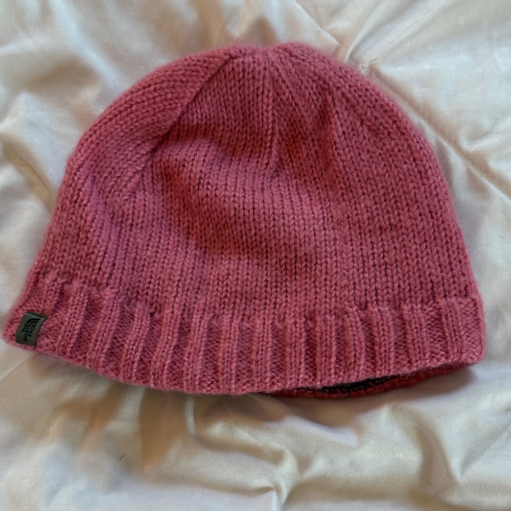 The North Face Pink Knit Beanie